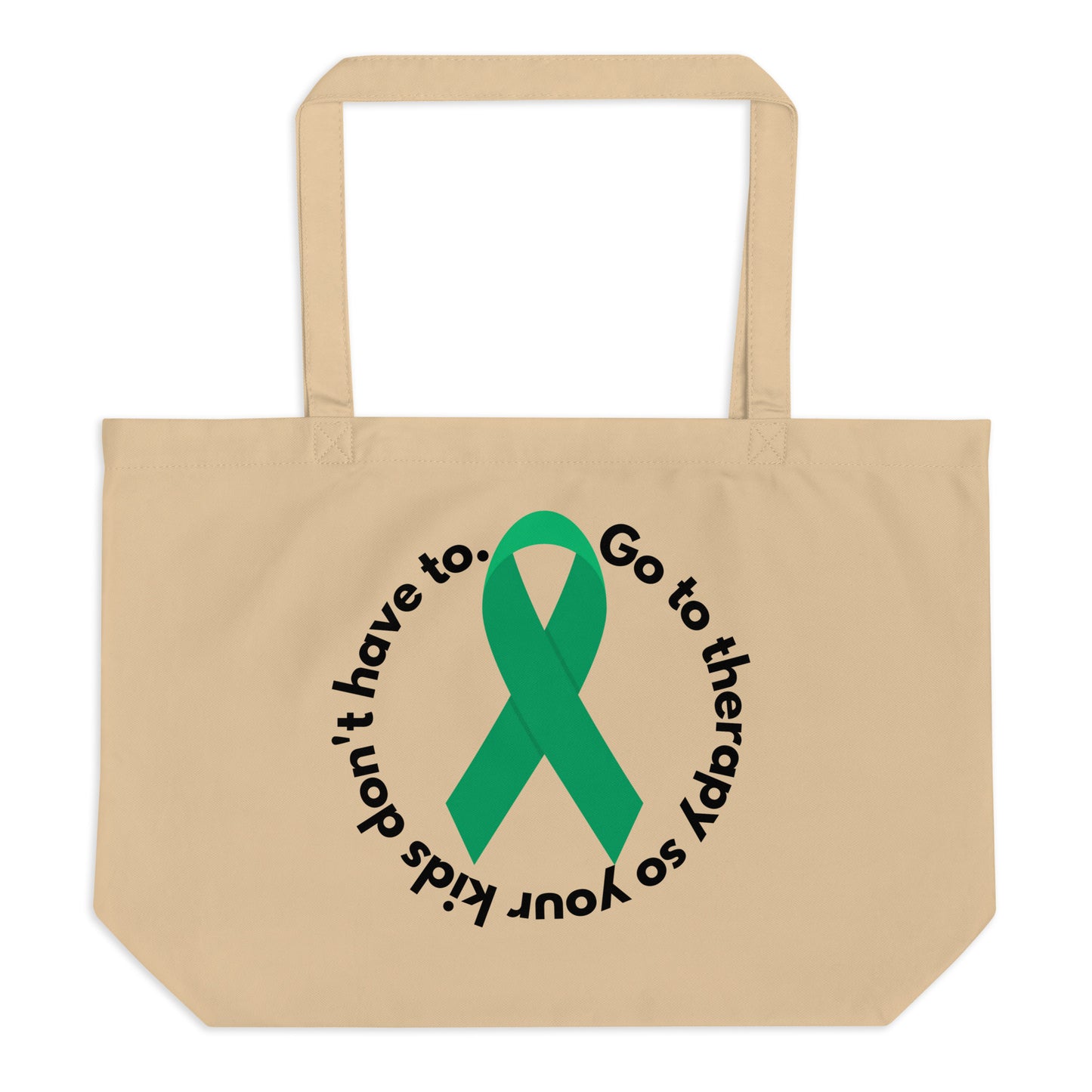 Go To Therapy | Large Tote Bag