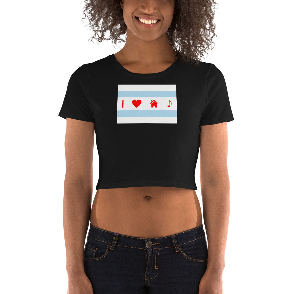 I Love Chicago House Music | Crop Top