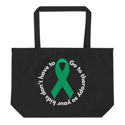 Go To Therapy | Large Tote Bag
