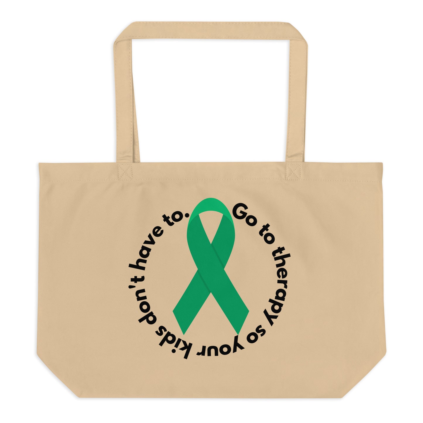 Go To Therapy | Large Tote Bag